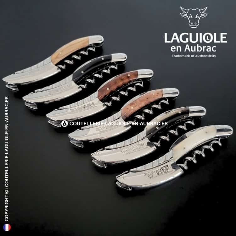 collection 6 sommeliers torsadés laguiole en aubrac
