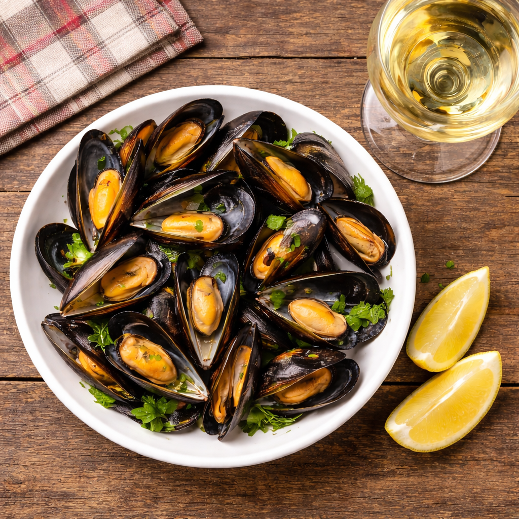 coquilles de moules