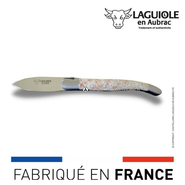 couteau à huître manche coquilles st jacques