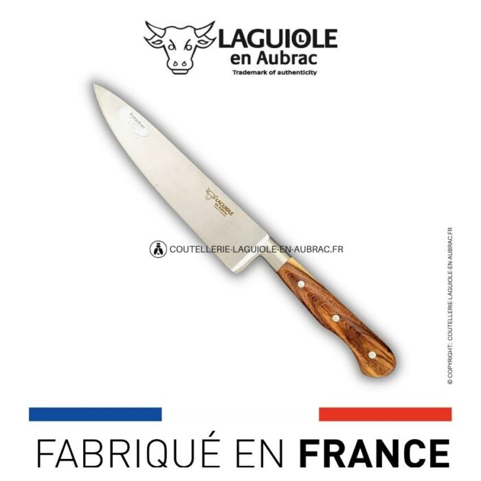 couteau de cuisine 15 cm manche en pistachier