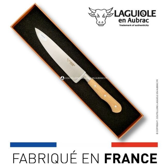 couteau de cuisine 15 cm manche en genévrier
