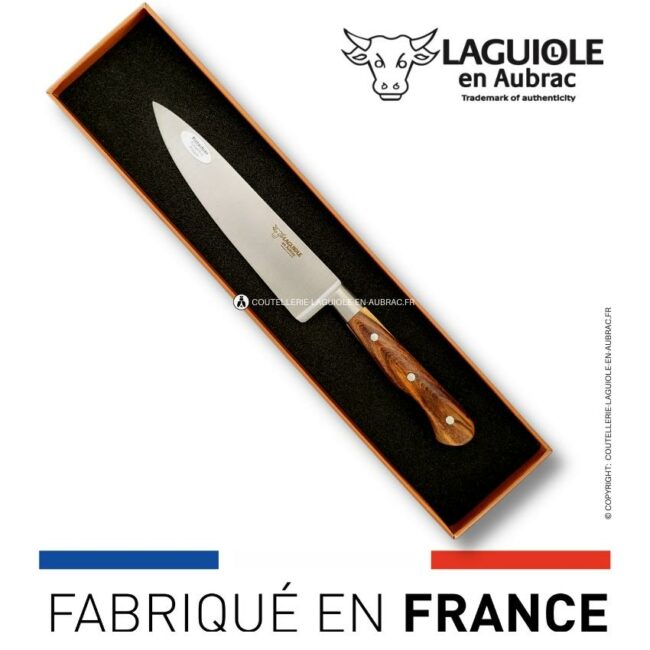 couteau de cuisine 15 cm manche en pistachier