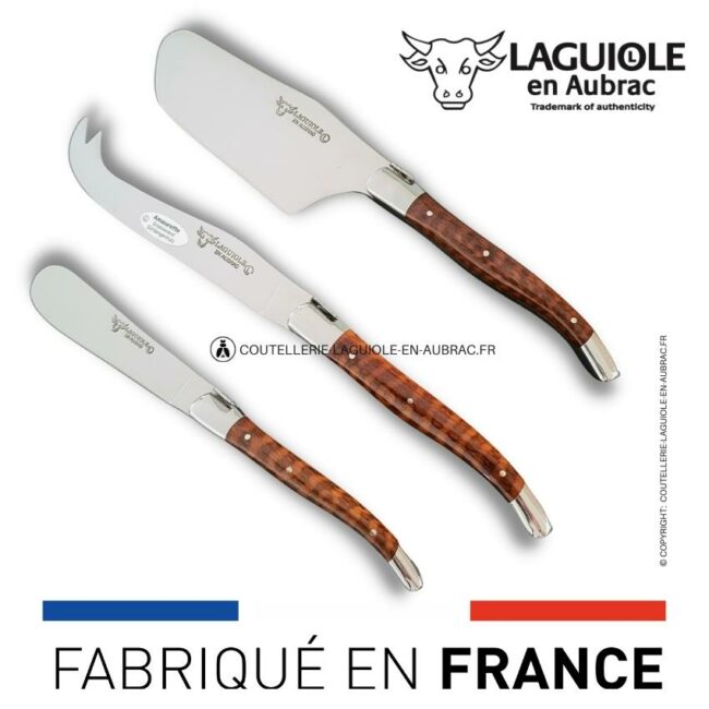 service à fromage laguiole manches amourette