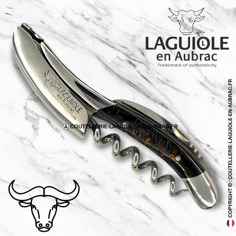 sommelier laguiole croûte de buffle noire