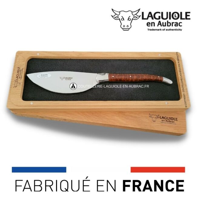 couteau à pizza laguiole en aubrac amourette