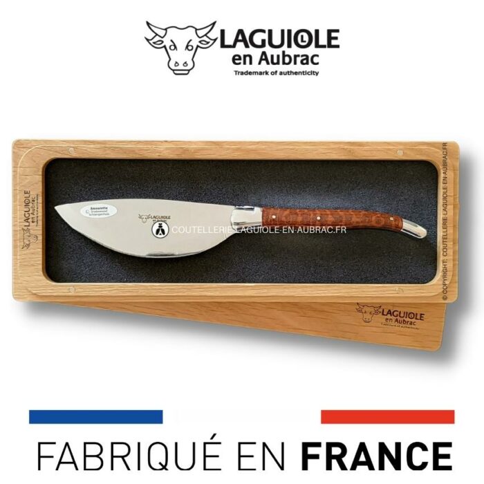 couteau à pizza laguiole en aubrac amourette