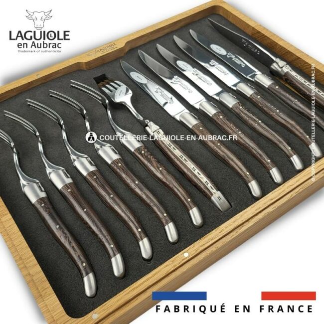 ménagère 12 pièces wenge