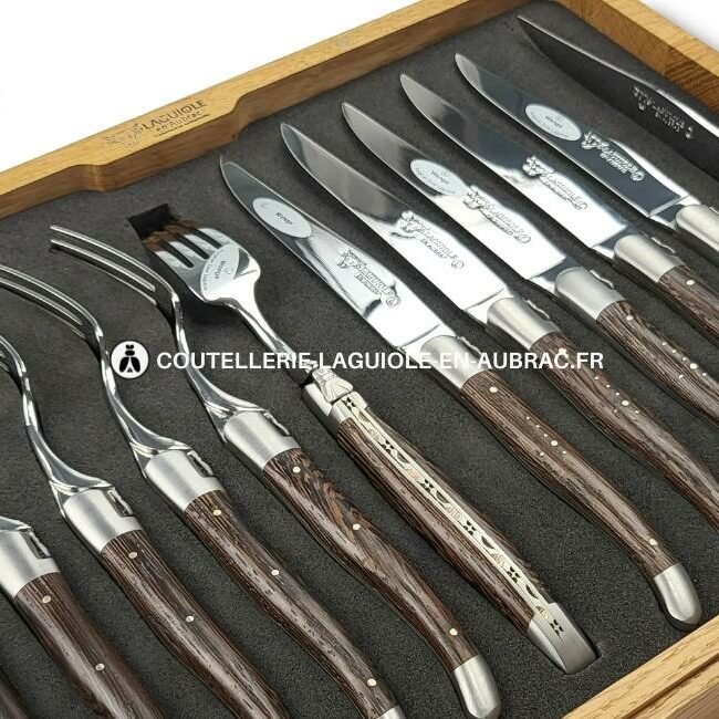 ménagère 12 pièces wenge