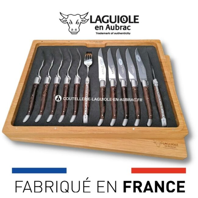 ménagère 12 pièces wenge