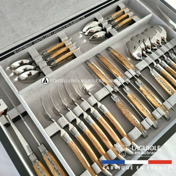 Ménagère 72 Pièces Laguiole - Acier Inoxydable, Passe Au Lave-vaisselle, Occasion