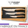 laguiole gourmet 3 couteaux de cuisine olivier