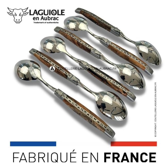 cuillères à soupe laguiole en cep de vigne