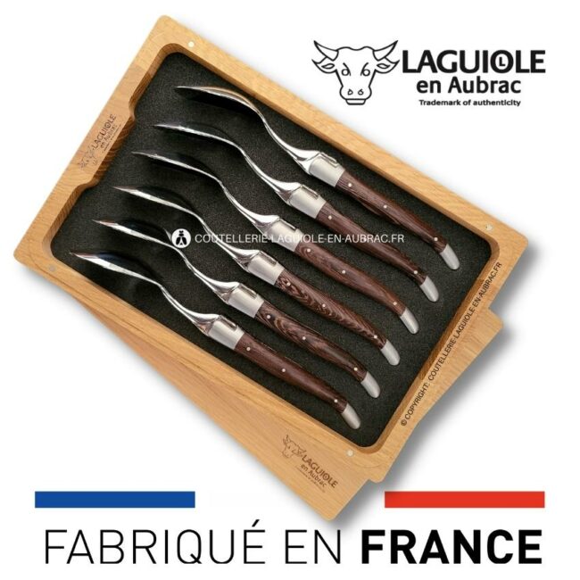 cuillères à soupe laguiole en wenge