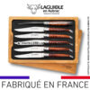 6 couteaux de table laguiole en bois d'amourette