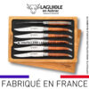 6 couteaux de table laguiole en bois de thuya