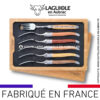 fourchettes de table laguiole en 6 bois de france