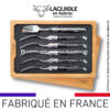 fourchettes de table laguiole en corne de buffle