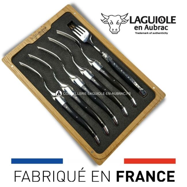 fourchettes de table laguiole en Ébène