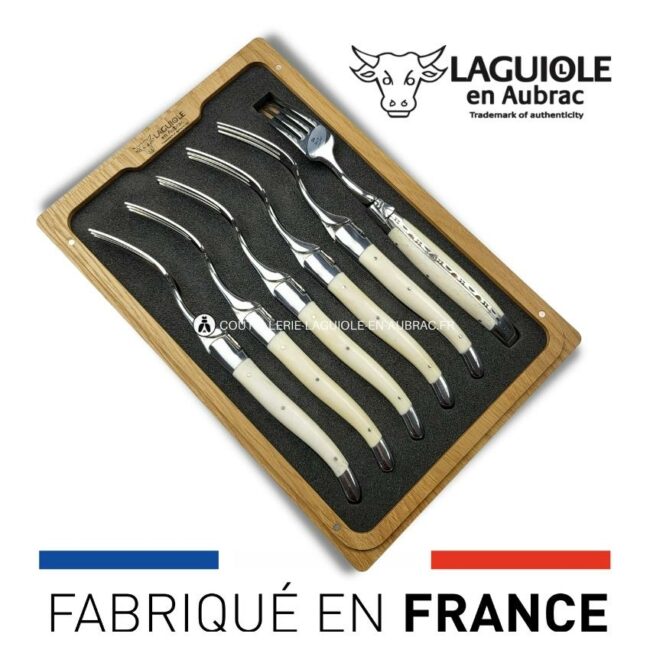 fourchettes de table laguiole en os de bœuf
