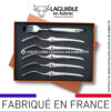 fourchettes de table laguiole monobloc brillant