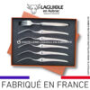 fourchettes de table laguiole monobloc satiné