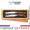 set de 2 couteaux de table laguiole en amourette