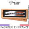 set de 2 couteaux de table laguiole en thuya