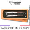 set de 2 couteaux de table laguiole en wenge
