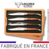 coffret de 4 couteaux de table laguiole en cep de vigne