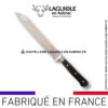 couteau à pain laguiole en aubrac manche ebène