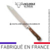 couteau à pain laguiole en aubrac manche ziricote