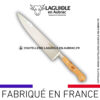 couteau de chef 20 cm manche en genévrier