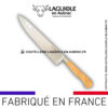 couteau de chef 20 cm manche en olivier