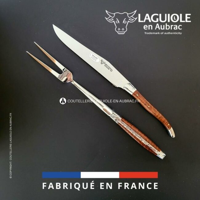 service à découper laguiole en amourette