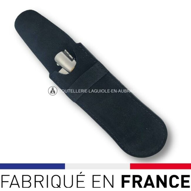etui fermé souple noir