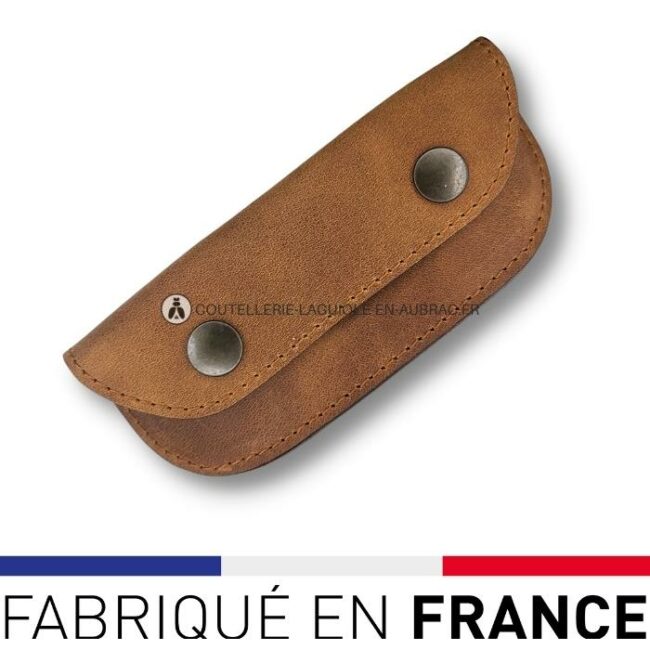 etui sommelier en cuir moka