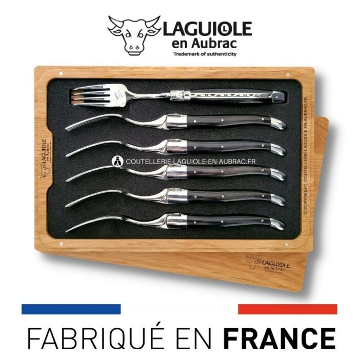 fourchettes de table laguiole en Ébène