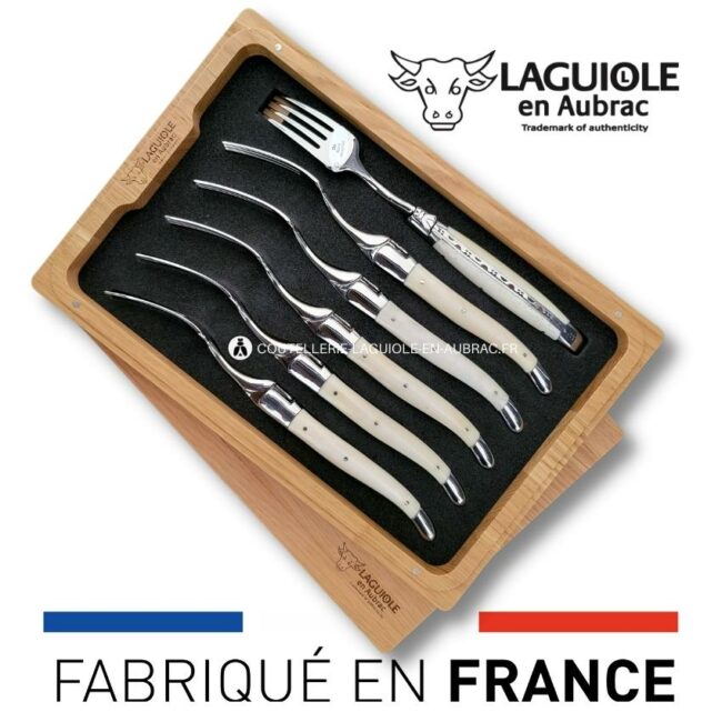 fourchettes de table laguiole en os de bœuf