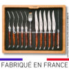 ménagère laguiole 12 pièces en amourette