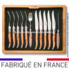 ménagère laguiole 12 pièces en genévrier