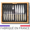 ménagère laguiole 12 pièces en os de bovin