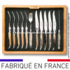 ménagère laguiole 12 pièces en pointe de corne