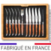 ménagère laguiole 12 pièces en thuya