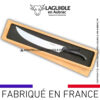 sabre à champagne laguiole manche en corne de buffle