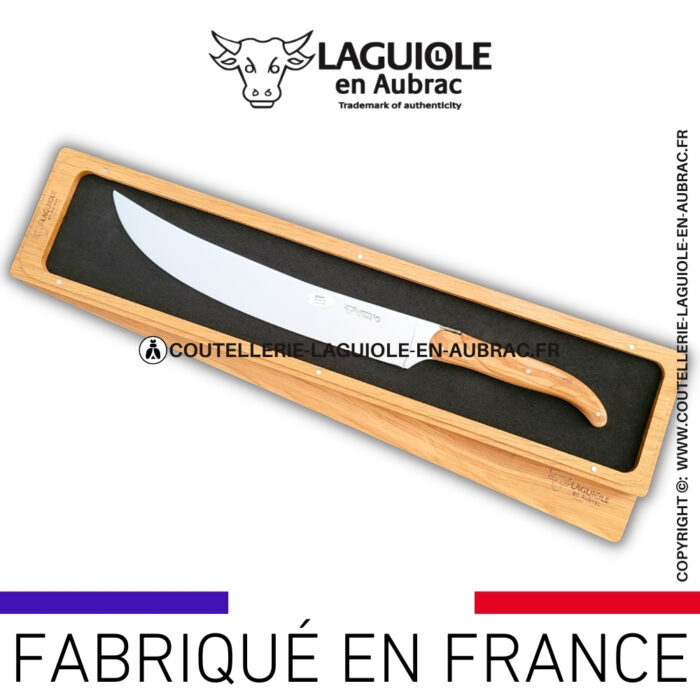 sabre à champagne laguiole manche olivier