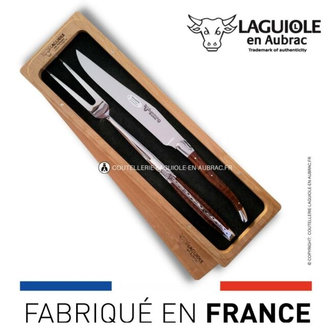 service à découper laguiole en amourette