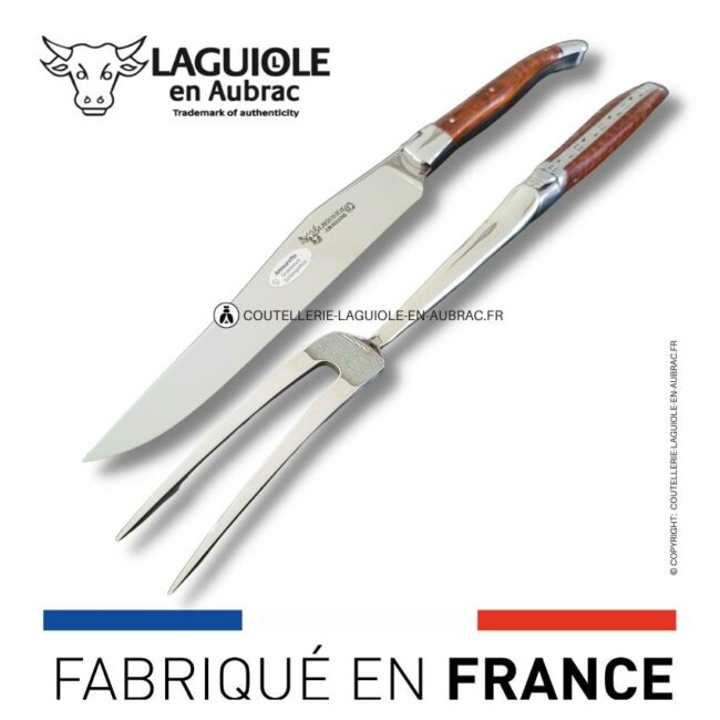 service à découper laguiole en amourette