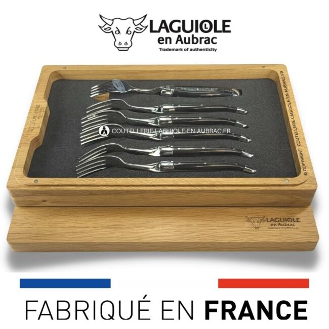 fourchettes à dessert laguiole en aubrac
