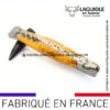 couteau laguiole avec tire bouchon manche en genévrier