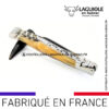 couteau laguiole avec tire bouchon manche en pointe de corne